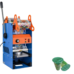 Dispositivo Sellador de Vasos Semiautomático Pequeño para Bebidas de Té con Leche y Burbujas, Sellador Portátil de Vasos de Plástico y Papel - Product Image 2