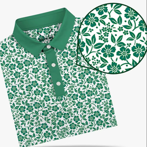 Polo de Golf personalizado para hombre orgánico alto Spf 30 impresión completa sublimación poliéster 75% Spandex 25% rendimiento ropa de Golf camisas - Product Image 1