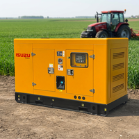 Generador diésel automático trifásico de 25 kVA, 25 hp, 25k, 440, 28 kVA, tipo silencioso