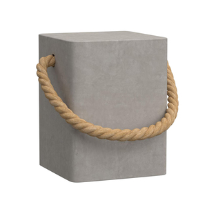 Design moderno creativo piccolo tavolo da tè per il cortile esterno silenzioso vento lato terrazza fatta a mano cemento cemento molo - Product Image 5