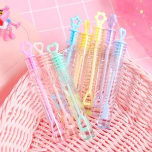 Renkli sabun kabarcık borusu oyuncak kabarcık değnek yaz açık oyuncaklar düğün doğum günü partisi dekorasyon malzemeleri çocuk oyuncakları - Product Image 4