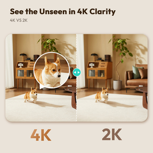 กล้องวงจรปิดในอาคาร Botslab รุ่น 3C Pro C224 ความละเอียด 4K 8MP เซ็นเซอร์ CMOS ระบบติดตาม AI ภาพสีกลางคืน ระบบเสียงสองทาง รองรับการ์ดหน่วยความจำ บันทึกภาพด้วย H.265 - Product Image 3