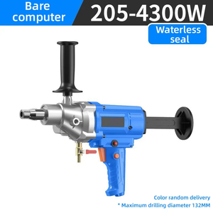 เครื่องเจาะน้ำ 220V เครื่องเจาะเพชร เครื่องเจาะแบบเปียกแบบมือถือ ปรับความเร็วได้ เครื่องเจาะคอนกรีต - Product Image 5