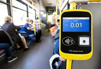 Validador de Boletos para Autobús Magnetic North M10P, Barrera para Autobús con Android, Wifi, 4G y Código QR