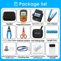 Perangkat Peralatan Serat Optik FTTH OEM dengan Pisau Pemotong Serat Optik Aua-7s dan Power Meter AUA-M50