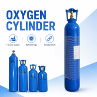 Cilindros de Oxígeno de Alta Presión de Segunda Mano Directo de Fábrica, Tanques de Acero de 8L, 10L, 40L, 50L para Suministro de Gas Industrial
