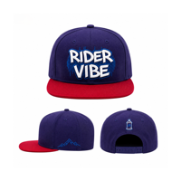 Gorra Deportiva de Moda de Fabricante OEM, 6 Paneles, Logotipo Bordado en 3D, Gorras Estructuradas de Dos Tonos con Cierre a Presión de Plástico