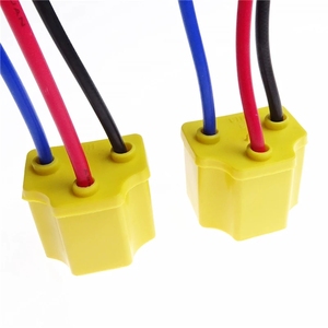 Adaptador de conector de cerámica <span class=keywords><strong>H4</strong></span> para faro de coche, arnés de cables de Base de bombilla, resistente al calor, accesorios de cableado - Product Image 6