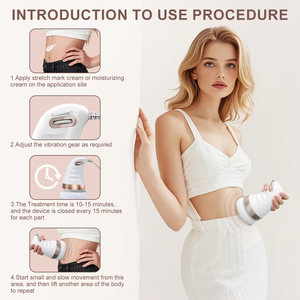 Tragbares Handmassagegerät zur Muskelentspannung, Cellulite-Reduktion, Fettverbrennung und Schlankheitsförderung mit Vibrationsmassage - Product Image 5