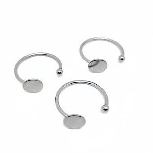 Elegantes anillos minimalistas abiertos, joyería geométrica versátil <span class=keywords><strong>de</strong></span> acero inoxidable, chapado en oro <span class=keywords><strong>de</strong></span> 18 quilates, regalo <span class=keywords><strong>de</strong></span> compromiso <span class=keywords><strong>de</strong></span> boda a la moda - Product Image 4
