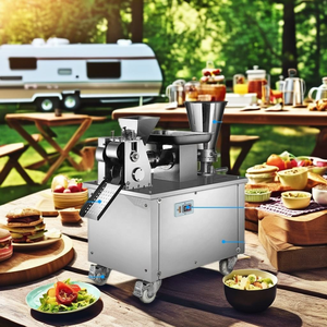 Automatic Empanada Samosa & <b>Dumpling</b> Making <b>Machine</b> Motor Food Grade Stainless Steel 70 Pcs/Min Capacity for Small Businesses - Product Image 3