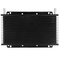 Aluminium Universal Motor-Getriebe-Ölkühler-Kit TOC Radiator Getriebe-ATF Hochleistungs-Rennkühlsystem mit Schläuchen