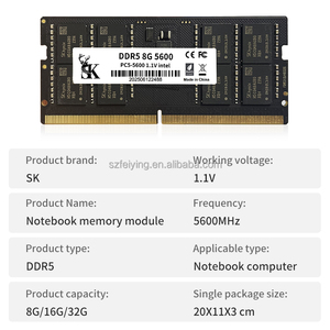 Factory Direct DDR5 8GB 5600mhz 1.1V Gaming Laptop <strong>RAM</strong> Memory ECC Function 8GB/16GB/32GB 5600mhz <strong>for</strong> MINI PCs - Product Image 2