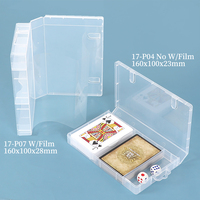 Boîte à cartes de jeu SUNSHING en plastique à double étage pour deux jeux de cartes Bicycle, étui de jeu, boîte de jeu, 2 jeux de cartes