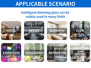 ฟิล์มกระจกอัจฉริยะ PDLC แบบติดเอง สีขาวเทา มองไม่เห็น ปรับความเข้มแสงได้ด้วยระบบอิเล็กทรอนิกส์ สำหรับความเป็นส่วนตัว ใช้ได้กับหน้าต่างและประตู - Product Image 4