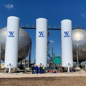 Tanques de armazenamento criogênico vertical 10kl 20kl, tanque de nitrogênio líquido de oxigênio