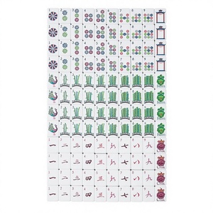 Ensembles de Mahjong Américain en Acrylique Gravé Multi-couches OEM en Gros, 3 couches, 4 couches, avec Logo Imprimé, Ensemble de Mahjong en Cristal 32mm 34mm Personnalisé - Product Image 5