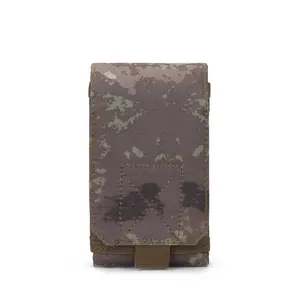 战术摩尔皮带夹实用袋钱卡5.5英寸智能手机袋盖盒