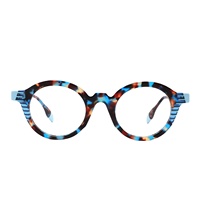 Nouvelle conception, montures de lunettes rondes rétro uniques en acétate, montures de lunettes optiques, lunettes de mode pour femmes, lunettes de luxe
