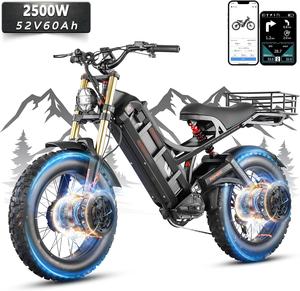 Bicicleta Eléctrica eAhora Romeo 2 2026 con Llantas Gruesas para Adultos, Bicicleta Todoterreno de 20 Pulgadas, 7 Velocidades, Frenos de Disco Hidráulicos - Product Image 3