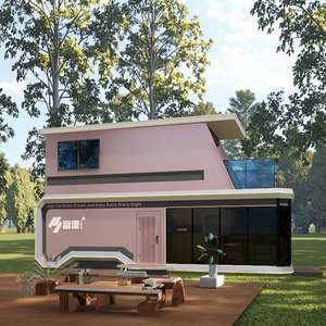Cottage conteneur moderne de luxe en acier à double pont Villa préfabriquée pour hôtel de vacances et bureau pour maison Cabine Apple Utilisation chez l'habitant - Product Image 2