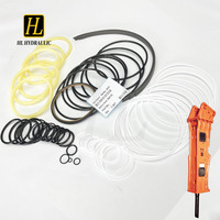 Kit d'étanchéité pour marteau hydraulique GH10, kit de cylindre pour excavatrice et chargeuse, pièce de rechange pour engins de construction
