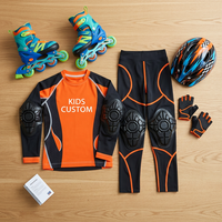 Offre Spéciale – Ensemble Maillot de Roller Unisexe pour Enfants, Personnalisable, Respirant, Anti-Bactérien, Séchage Rapide, Léger, en Spandex/Polyester, Manches Longues