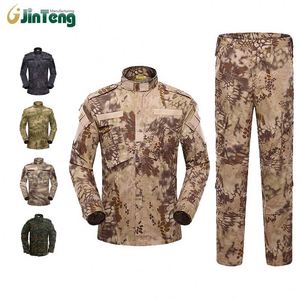 JINTENGカスタマイズポリエステルコットンニット通気性戦術ズボンギア迷彩セキュリティ屋外戦闘制服 - Product Image 2