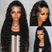 Perruques transparentes sans colle 13x6 en cheveux humains, fournisseur de perruques frontales en dentelle HD brésiliennes brutes pour femmes noires