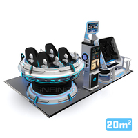Système de parc VR commercial, simulateur VR, station de jeu multijoueur, cinéma 9D, escape room, divertissement FEC