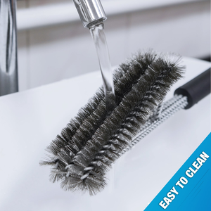 Factory BBQ Grill Cleaning Scraper Basting <b>Brush</b> Barbecue Cleaning <b>Brush</b> with Extra Head - Product Image 3