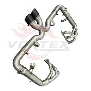 ระบบไอเสียแบบเต็มระบบที่ไหลเวียนได้สูงวัสดุไทเทเนียมจาก Vortex สำหรับ Porsche 911รุ่น992 GT3เครื่องยนต์4.0ลิตรปี2022–2025รุ่นแข่งขัน - Product Image 3