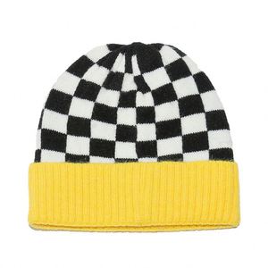 Plain Checkered Beanie Embroidery Logo Custom Knitted Winter Hats Men <b>Women</b> Fashion Beanies Hat - Product Image 4