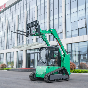 รถตักล้อยางขนาดเล็กแบบตีนตะขาบของจีน พร้อมเครื่องยนต์ดีเซลยูโร 5 ระบบ PLC และปั๊ม สำหรับงานก่อสร้าง - Product Image 2