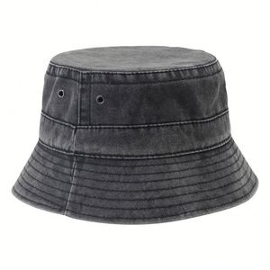Custom Color <b>Bucket</b> <b>Hat</b> Custom Print <b>Reversible</b> Foldable Big Brim <b>Bucket</b> <b>Hat</b> Sunproof Plain Cotton <b>Bucket</b> <b>Hat</b> - Product Image 4