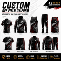 Tenues de sport personnalisées sublimées pour l'extérieur, ensembles de maillots d'équipe, vente en gros, vêtements de sport, survêtements de rugby, vêtements d'entraînement OEM