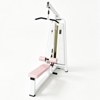 Machine de musculation dorsale commerciale pour tirage vertical et exercices assis, avec structure en acier robuste, pour studios de fitness, hôtels et salles de sport, logo personnalisable
