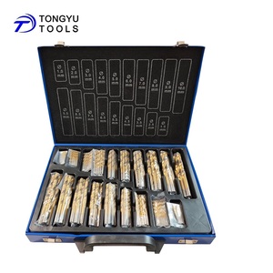Jeu de 170 forets hélicoïdaux HSS 1-10 mm, revêtement <span class=keywords><strong>titane</strong></span>, acier rapide, pour métal, aluminium, fonte - Product Image 1
