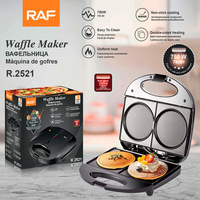 Crêpière portable pour la maison, plaque en aluminium avec revêtement antiadhésif, 750W, chauffage uniforme double face