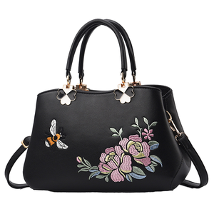 Bolso de Mano de Moda para Mujer, Diseño de Flores de Dibujos Animados, Piel Sintética, Cierre de Cremallera, Alta Calidad, Marca <span class=keywords><strong>MU</strong></span>, Venta al Por Mayor, Último Modelo 2026 - Product Image 2