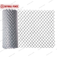 Heavy Duty 4 FT 5FT 8FT Valla de eslabones de cadena comercial Valla de diamante para cancha deportiva