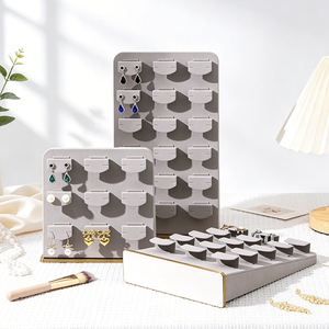 Expositor de Joyería de Microfibra de Lujo Ligero, Soporte para Pendientes y Collares para Tienda, Sala de Exhibición, Transmisión en Vivo, Accesorio para Sesión de Fotos - Product Image 3