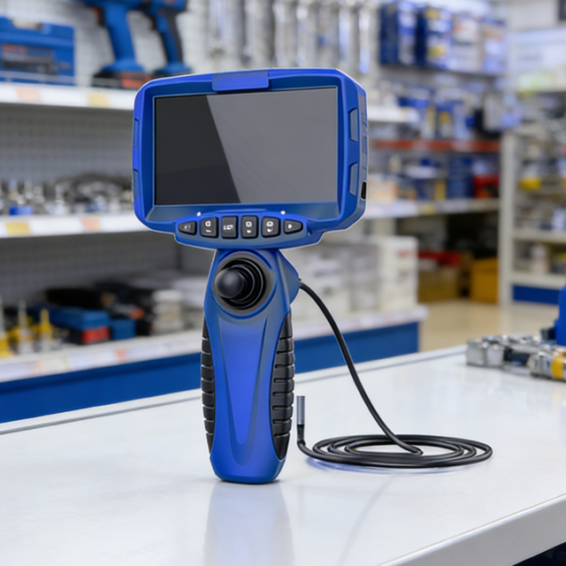 Portable 6010 Flexible Hose Borescope Industrial Video Endoscope Inspection Camera High Brightness LED Lights , clear Imaging