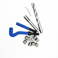 Kit de réparation de filetage et d'insertion de fils manuel en acier inoxydable, tailles uniques M5 M6 M8 M10 M12, avec étui rigide, garantie OEM 1 an