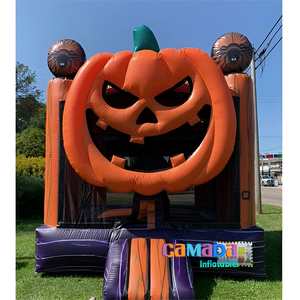 บ้านฟักทองเด้งเกรดเชิงพาณิชย์ให้เช่าปราสาทเป่าลมฮาโลวีนสำหรับเด็กบ้านเด้งสนุก - Product Image 6