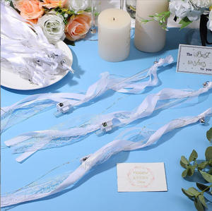 Fête LED fée baguettes banderoles lumière rougeoyante guirlande rubans pour le nouvel an mariage décorations de noël - Product Image 3