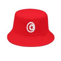 Chapeau Bob Personnalisé Nouveau Drapeau Tunisien Vente en Gros Été Extérieur Pêcheur Amusant Garçons Filles