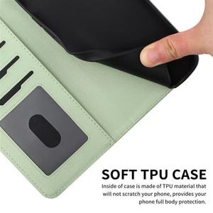 Étui de téléphone à rabat en cuir à motif chat anti-chute, fermeture magnétique avec <span class=keywords><strong>coque</strong></span> intérieure <span class=keywords><strong>antichoc</strong></span> pour <span class=keywords><strong>iPhone</strong></span> 13/13 Pro/13 Pro Max - Product Image 3