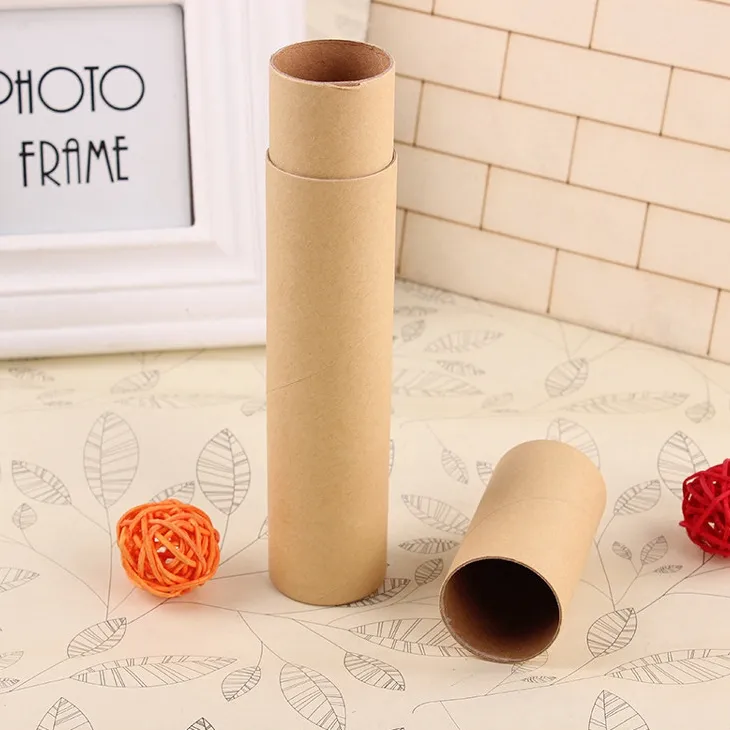 Imballaggio personalizzato del tubo di carta per i tubi di cartone biodegradabili della carta del mestiere della matita del pastello