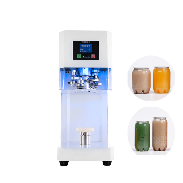 New Upgrade Full Automatic PET Cans Sealer Non Rotary Can Seamer PET Plastic CAN Bottle Sealing Machine